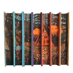 Livres de <span class=keywords><strong>manga</strong></span> romans de fiction bord pulvérisé bord de couleur de bord d'or unique imprimant une touche de signature pour chaque livre - Product Image 1