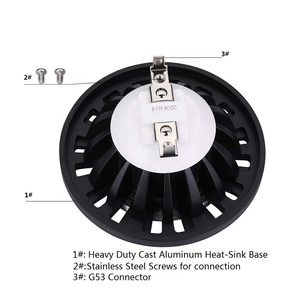 Projecteur extérieur 10W PAR36 COB AC/DC <span class=keywords><strong>IP67</strong></span> étanche Lumière de <span class=keywords><strong>piscine</strong></span> blanc chaud 2700K Lumière de fontaine de jardin Ampoules de <span class=keywords><strong>piscine</strong></span> - Product Image 3