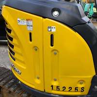 Excavadora Hidráulica Usada de Segunda Mano YANMAR Vio30 de 3 Toneladas, Modelo 2022, con Motor, Bomba de Engranajes y Rodamientos, en Venta