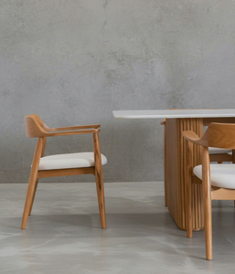 Modern Solid Wood <b>Dining</b> Room Set Rectangular <b>Dining</b> <b>Table</b> and Arm Chairs for Home Restaurant <b>Coffee</b> Shop - Product Image 2