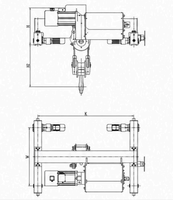 Palans électriques à câble NRT NUCLEON, nouvelle version améliorée, haute résistance, 32 tonnes