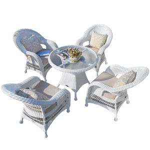 Conjunto de Muebles de Jardín de Ratán para Exteriores, <span class=keywords><strong>Sillas</strong></span> <span class=keywords><strong>y</strong></span> Mesas de Té, Combinación de <span class=keywords><strong>Sillas</strong></span> de Ratán para Patio, Villa, Balcón <span class=keywords><strong>y</strong></span> <span class=keywords><strong>Terraza</strong></span> - Product Image 2