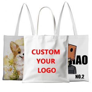 High-End Diy Canvas Tote Bag For Shopping Easy-Carrying Customize Portable Lunch Bag Canvas - Product Image 2