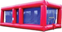Terrain de jeu gonflable Dodgeball sur mesure – Cage de jeu gonflable pour activités de groupe à l'école ou dans le jardin