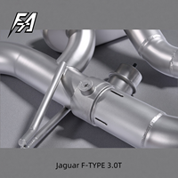 Échappement arrière en acier inoxydable de haute qualité adapté à la Jaguar F-Type 3.0T, avec double tuyau en option et quatre embouts de sortie