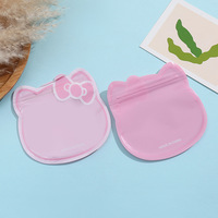 Vente chaude Nouveaux sacs d'emballage à motif de chat de dessin animé en forme originale Fermeture éclair supérieure Scellage OPP+PET+CPP Matériel Bijoux Montre Lunettes Boucles d'oreilles