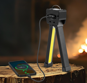 ABS phòng tập thể dục đèn cho đặt ra USB sạc xách tay nam châm <span class=keywords><strong>LED</strong></span> đèn pin với treo móc làm việc ánh sáng với 180 độ gấp - Product Image 6