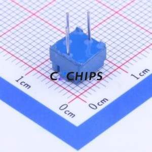 Résistance/potentiomètre réglable 3323P-1-201, composant traversant (THT), résistance 200 ohms, 10% - Product Image 2