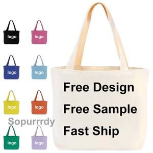 Sac fourre-tout en coton biologique format A4 avec logo personnalisé, poche et bandoulière, motif lettres sur toile, sac de shopping - Product Image 1