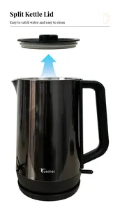 New Design Adjustable Temperature Electric Kettle Small Electric Kettle Serviceable 1.7L Cheap Price Electric Kettle