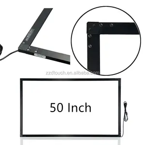 50 inch IR Infrared touch screen frame Without Glass, USB cable, Plug and play, No need driver for monitor