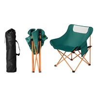 Chaise pliante d'extérieur VIVA, chaise de camping portable, chaise de pique-nique, chaise de pêche, chaise de plage, chaise de loisirs, mobilier d'extérieur en acier inoxydable