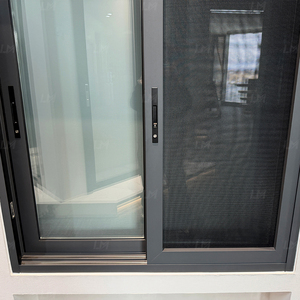 Ventana Corredera Moderna de Aluminio con Mosquitera y Vidrio Templado, <span class=keywords><strong>Ventanas</strong></span> y Puertas Económicas - Product Image 2