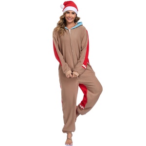 Spedizione Gratuita: <span class=keywords><strong>Pigiama</strong></span> Natalizio da Donna a Forma di Omino di Pan di Zenzero, Abbigliamento da Notte Trendy <span class=keywords><strong>in</strong></span> <span class=keywords><strong>Pile</strong></span> - Product Image 1