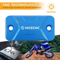 Couvercle de bouchon de pompe de réservoir de liquide de frein avant NiceCNC pour Yamaha YZ 65 2018-2022 2023 YZ125 YZ250 2001-2007 YZ250F 2001-2006