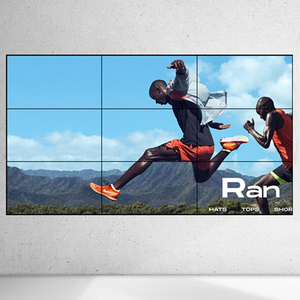 46 49 55 65 inch 3x3 hiển thị quảng cáo nối Panel tường <span class=keywords><strong>LCD</strong></span> siêu hẹp bezel màn hình video Wall Mount - Product Image 1