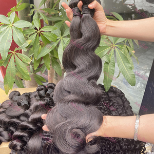 Campione gratuito grado 10a vergine cuticola allineati diritto serico dei capelli, raw brasiliana naturale prodotto di estensione dei capelli per le donne nere - Product Image 1