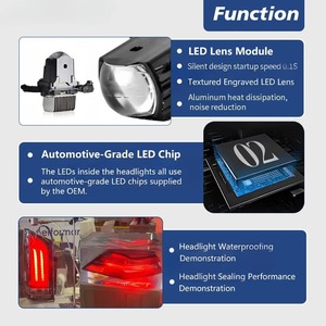 Ensemble <span class=keywords><strong>de</strong></span> phares Xenon HID D1S Noir pour Renault <span class=keywords><strong>Clio</strong></span> 7701051769 7701051770 XF711-003B Amélioration - Product Image 3