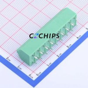 KF250NH-5.08-9P Spring Terminal Block Through hole Component (THT),P=5.08mm Connector 1x9P 5.08mm Green 9P - Product Image 2