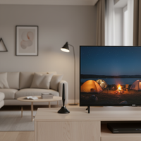 Antenne TV numérique ANTOP 470-862 MHz, mini format, HDTV, visionnage gratuit, intérieur, base magnétique, gain élevé 24 dB, plastique, 75