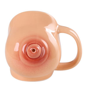 クリエイティブ磁器カップセラミックコーヒーマグ女性の体の胸大きなおっぱいマグ - Product Image 1