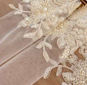 <span class=keywords><strong>Nappe</strong></span> de table en tissu européen Yongho, dentelle brodée, <span class=keywords><strong>nappe</strong></span> de table perlée, bande décorative, banquet de mariage, <span class=keywords><strong>nappe</strong></span> de table pour la maison - Product Image 6