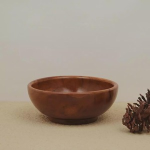 Bol en bois authentique fabriqué en Inde, tourné à la main, moderne, biodégradable, non toxique, en bois durable, pour servir les aliments lors de fêtes - Product Image 4