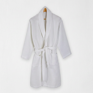 Peignoir en coton gaufré pour spa Hotel - Product Image 1