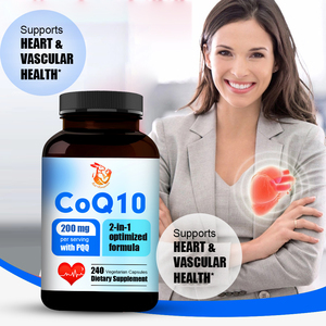 Bulk Supplier <b>CoQ10</b> <b>200mg</b> Capsules Supports Heart Health with PQQ 2-in-1 Heart Health Supplement - Product Image 6