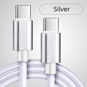 Cavo di Ricarica USB-C a Tipo C di Alta Qualità, 1M, PD 60W, Intrecciato in Nylon, per Ricarica Rapida e Sincronizzazione Dati - Product Image 4