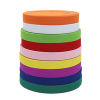 Bande élastique sergé robuste multicolore de 2,5 cm de large, double usage : sangle de garrotage, sangle médicale et ceinture de bagage