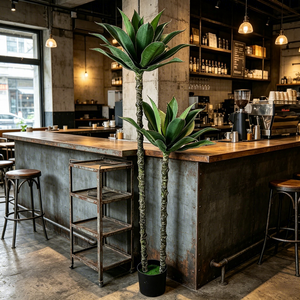 Flores Decorativas, Coronas y Plantas, Planta Artificial <span class=keywords><strong>de</strong></span> Agave, Árbol Artificial <span class=keywords><strong>de</strong></span> Plástico, Arreglos Florales para Bodas, Decoración para Eventos - Product Image 2