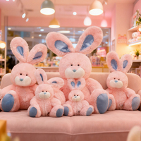 Boneka Kelinci Lipat Lucu Bahan Premium Isi Kapas PP Mainan Hewan Isi Dakron Lembut Murah Langsung dari Pabrik