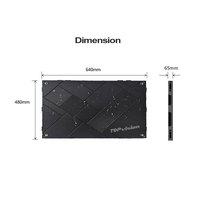 Layar LED Panel Dinding Tetap Dalam Ruangan Topvision Berbahan SMD untuk Pusat Monitor