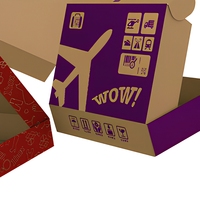 Boîtes d'expédition en carton ondulé en gros, boîtes à courrier en papier personnalisées imprimées avec logo, emballage