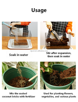 Grosir Blok Kelapa Organik 20*10*5cm Ramah Lingkungan & Biodegradable untuk Budidaya Bunga, Buah, dan Pohon Siap Pakai