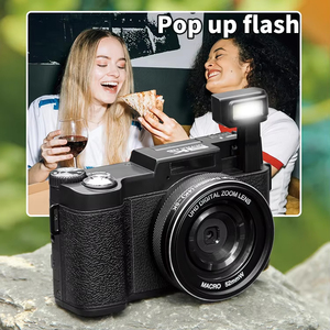 13MP 5K Vlog Camera 3.0" Flip Screen 72MP Interpolation Retractable Flash for Outdoor Photography DC602R 5K Resolution Capt - Product Image 3