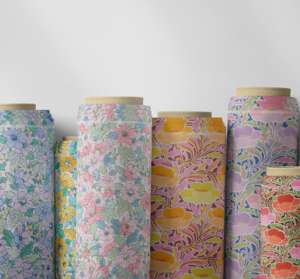 Ücretsiz Numune Liberty London Tana Lawn Pamuklu Poplin Kumaş Özel Baskılı Nefes Alabilen Gömlekler Elbiseler Çantalar ve Oyuncaklar için - Product Image 1