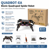 Zetok SR03 Robot Araña Cuadrúpedo Biónico Inteligente Educativo con ESP8266 para Programación, Kit de Aprendizaje STEM, Edad 8+