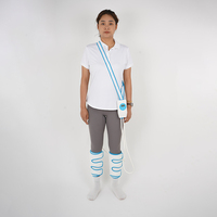 Masseur de jambes et de mollets sans fil CRYO PUSH Dvt à compression d'air avec drainage lymphatique et contrôle de la durée pour la relaxation musculaire