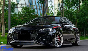 ตัวแยกขอบกันชนหน้าคาร์บอนไฟเบอร์สำหรับรถ Audi A5 S <span class=keywords><strong>S5</strong></span> RS5 B9.5คาร์บอนไฟเบอร์2020-2024 - Product Image 3