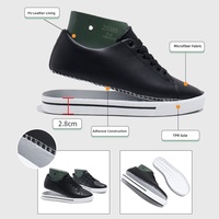 Chaussures décontractées pour hommes en gros, baskets basses noires en microfibre respirante à lacets, logo personnalisé, chaussures de créateur de mode OEM ODM