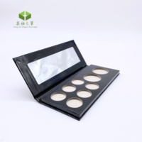 Conteneur vide de beauté de haute qualité, magnétique personnalisé avec miroir ombre à paupières maquillage Palette emballage boîte en carton