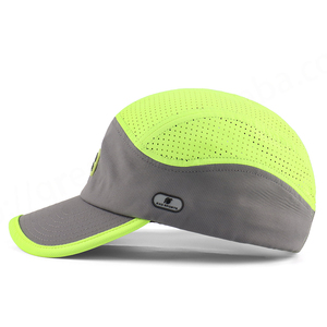 Tùy chỉnh phản chiếu cao su Logo không có cấu trúc chạy Oxford Dot Breathable Polyester Mũ bóng chày Ngoài trời Chạy Bộ Thể Thao trại 5 - Product Image 6