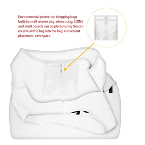 Presa di fabbrica nuovo Design viola ibisco Plumeria Design floreale stampa personalizzata Eco Friendly sacchetti della spesa a basso prezzo riutilizzabili - Product Image 6