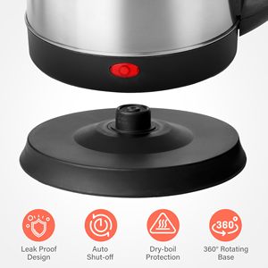China New Design Big Sale Retro Stainless Steel Hot Water Tea Heating 1.8 Liters Electric <b>Kettle</b> With Switch for Boiling Water - Product Image 2