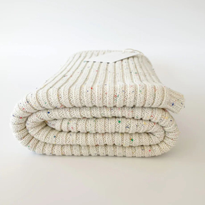 Faye Small MOQ Baby Knit Organic Cotton 200TC 80x100cm Winter Summer Plant Pattern 100% Newborn Swaddle <strong>Sleeping</strong> <strong>Blanket</strong> - Product Image 5