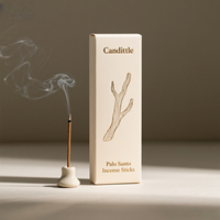 Bâtons d'encens parfumés en gros sur mesure, étiquette privée, parfums de haute qualité, bâtons d'encens Palo Santo