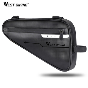 กระเป๋าจักรยานทรงสามเหลี่ยมกันน้ำ 3 ลิตร WEST BIKING พร้อมแถบสะท้อนแสง อุปกรณ์เสริมจักรยานแบบพกพา - Product Image 2