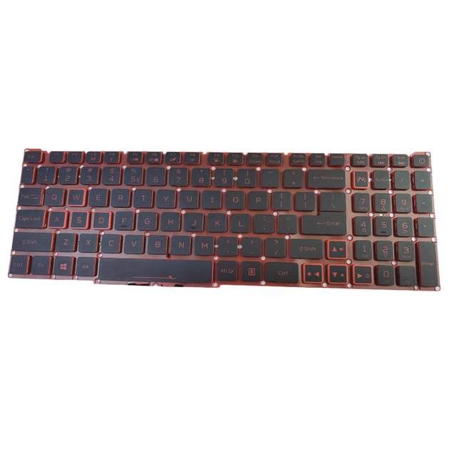 For ACER Nitro 5 AN515-56 AN515-57 AN517-54 AN517-41 US Red Backlit LED Laptop Keyboard New Product